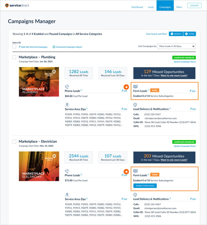 mySD-Campaigns-Manager-v9.2-HomeServices-Forms